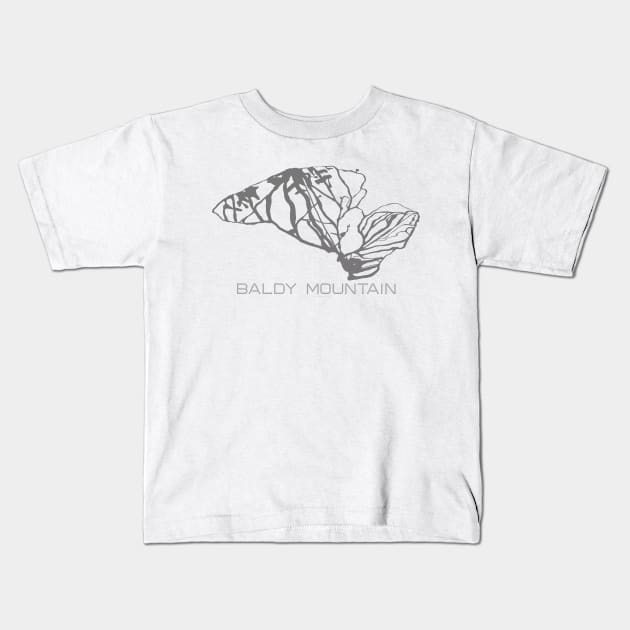 Baldy Mountain Resort 3D Kids T-Shirt by Mapsynergy